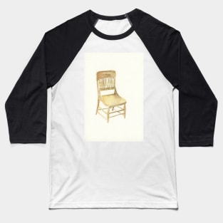 Spindle Back Chair Watercolor Baseball T-Shirt